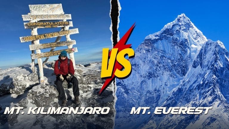 Mount Kilimanjaro vs Everest Base Camp Elevation