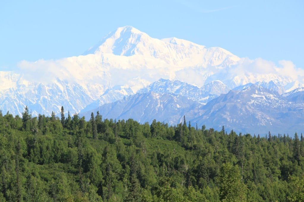 Mount Denali, the tallest mountain in North America.