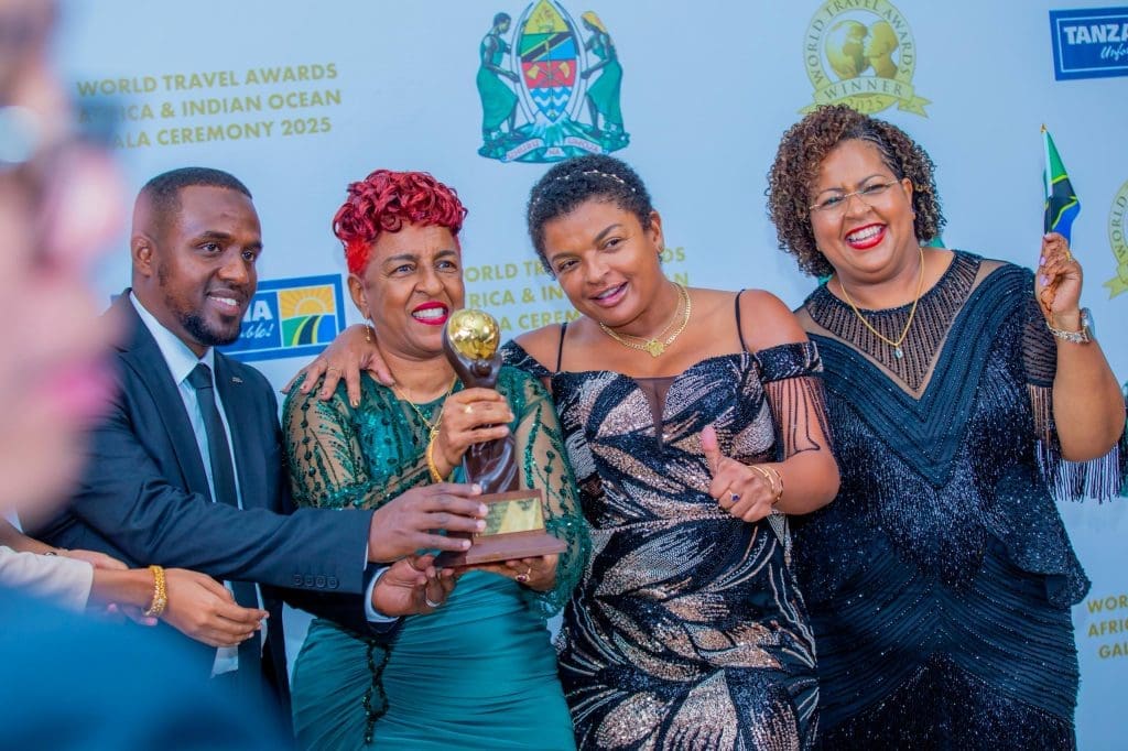Zara Tanzania Adventures celebrates winning Africa’s Leading Adventure Tour Operator at the 2025 World Travel Awards – a proud moment for Tanzanian tourism.