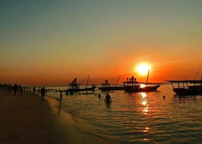 zanzibar sunset